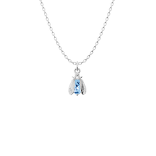 Load image into Gallery viewer, Birthstone Bee Necklace | Bow to the Bee Jewelry