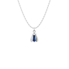 Load image into Gallery viewer, Birthstone Bee Necklace | Bow to the Bee Jewelry