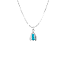 Load image into Gallery viewer, Birthstone Bee Necklace | Bow to the Bee Jewelry
