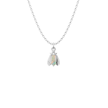 Load image into Gallery viewer, Birthstone Bee Necklace | Bow to the Bee Jewelry
