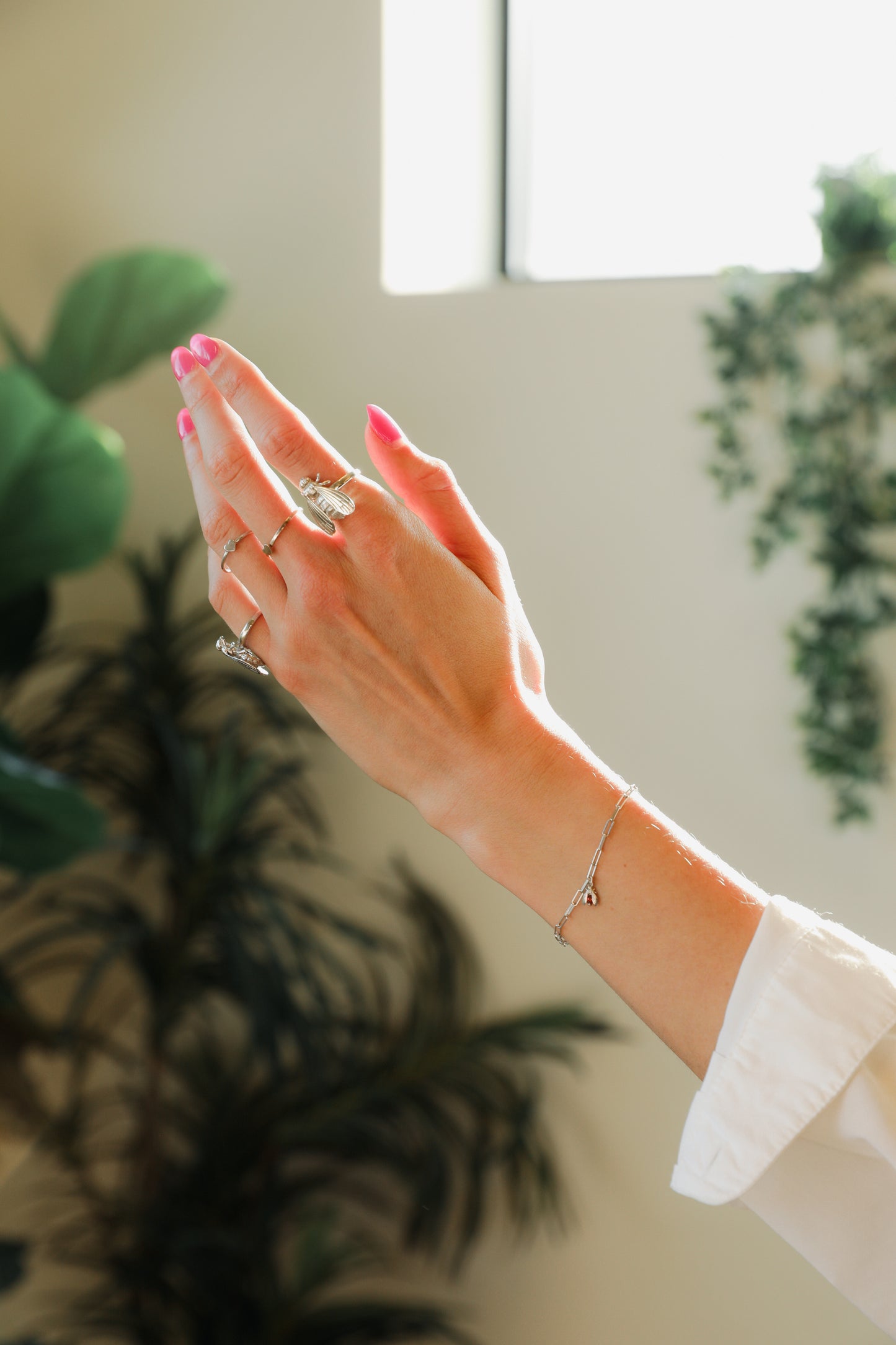 Selene Birthstone Bracelet, Goddess of the Moon and Cyclical Power