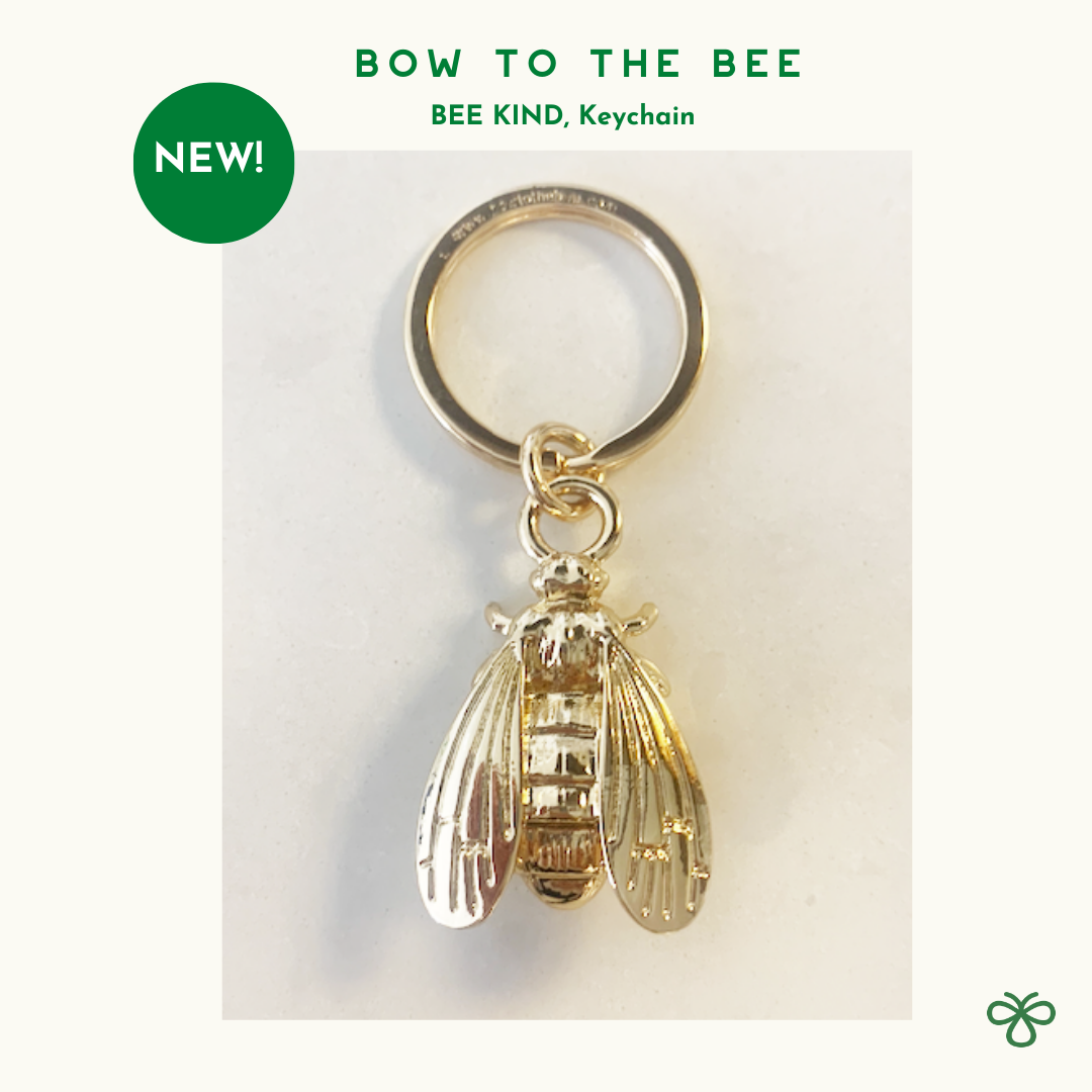 Wholesale Bee Kind Keychain | Bow to the Bee Jewelry