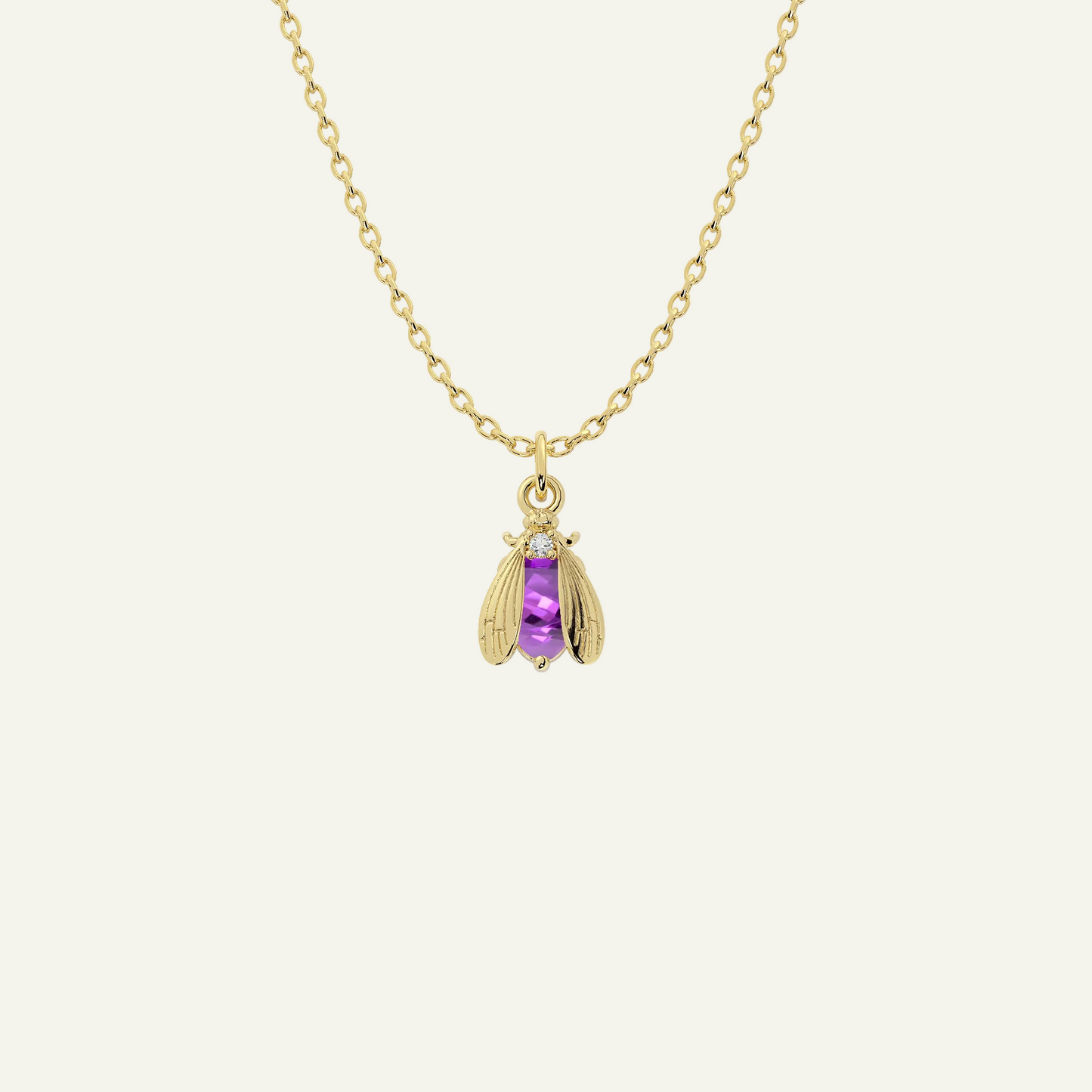 Birthstone Bee Necklace | Bow to the Bee Jewelry