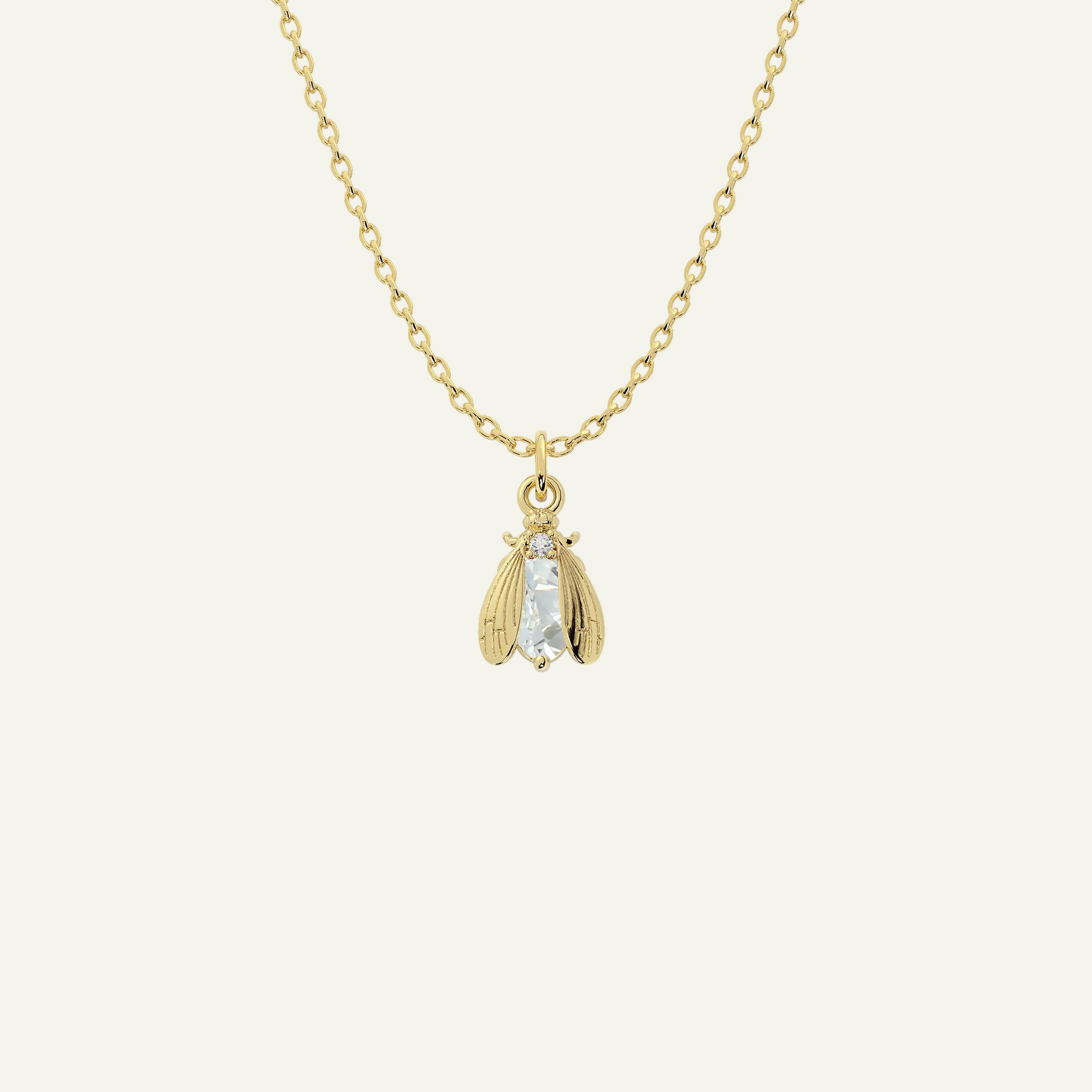Birthstone Bee Necklace | Bow to the Bee Jewelry