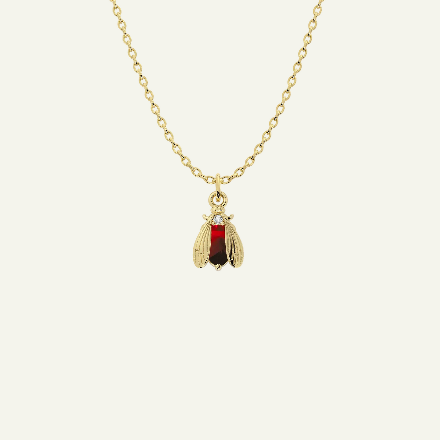 Birthstone Bee Necklace | Bow to the Bee Jewelry