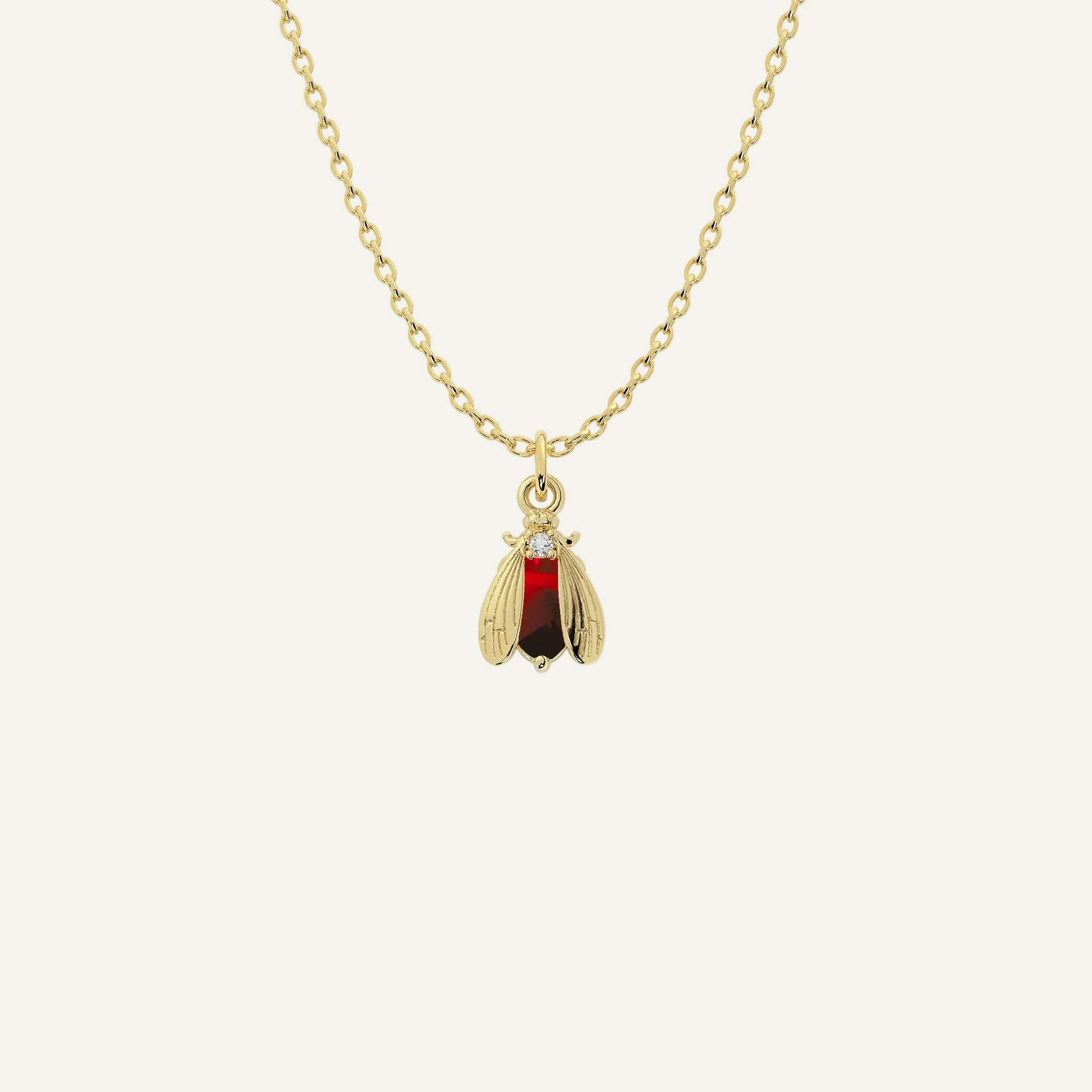 Birthstone Bee Necklace | Bow to the Bee Jewelry