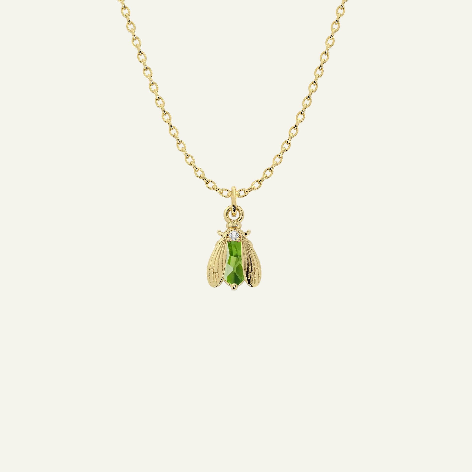 Birthstone Bee Necklace | Bow to the Bee Jewelry