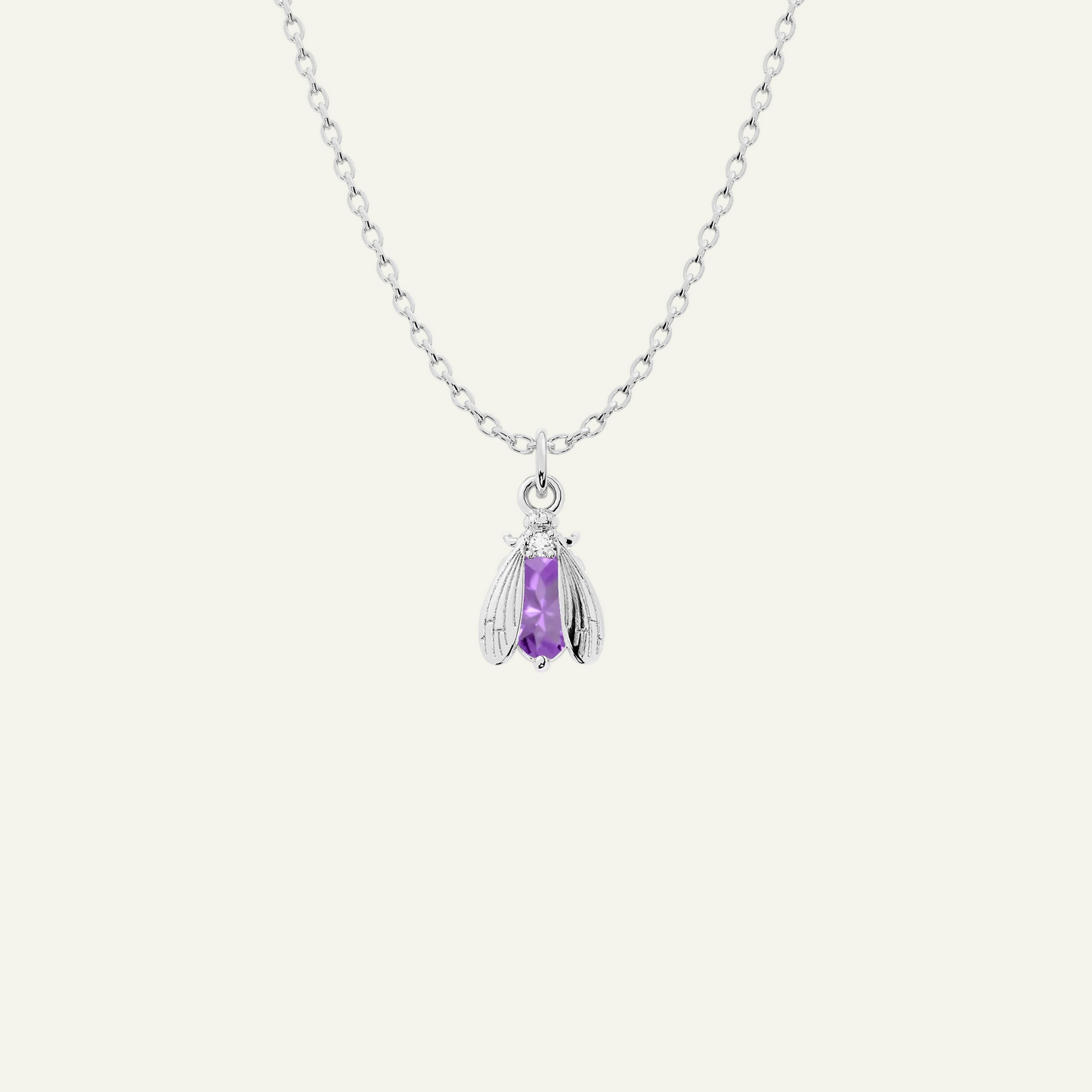 Birthstone Bee Necklace | Bow to the Bee Jewelry