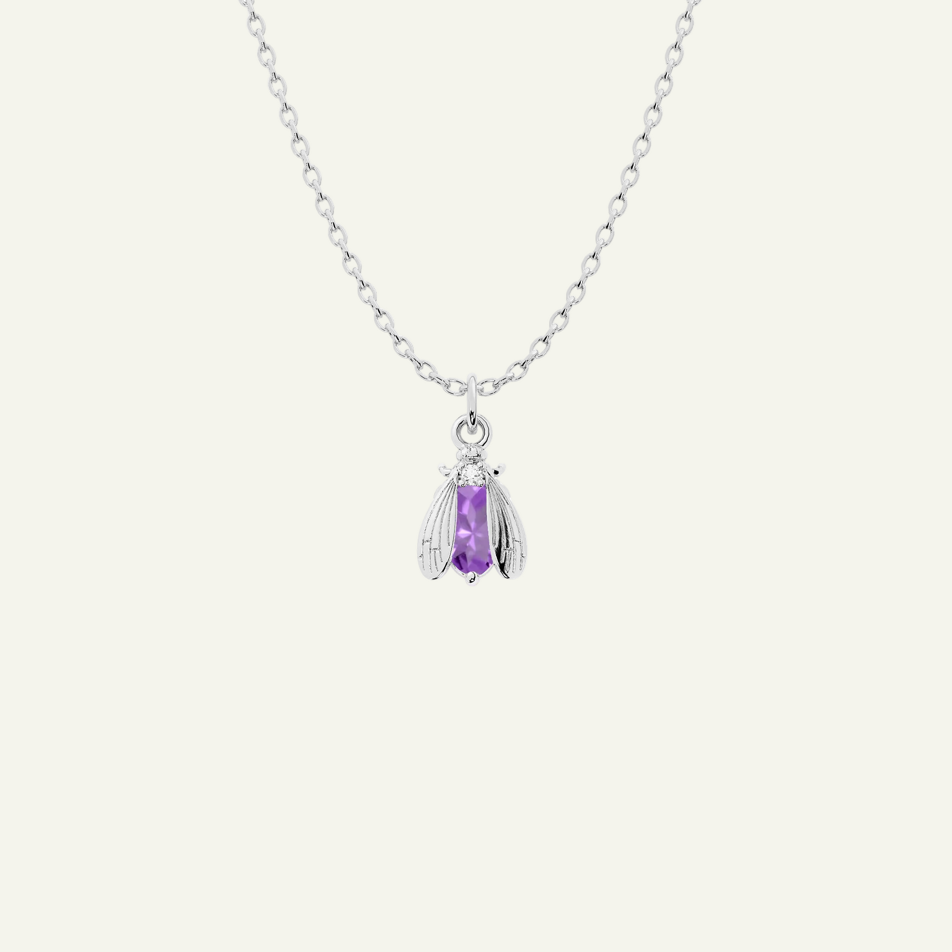 Birthstone Bee Necklace | Bow to the Bee Jewelry
