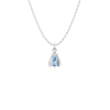 Load image into Gallery viewer, Birthstone Bee Necklace, Bee Fabulous