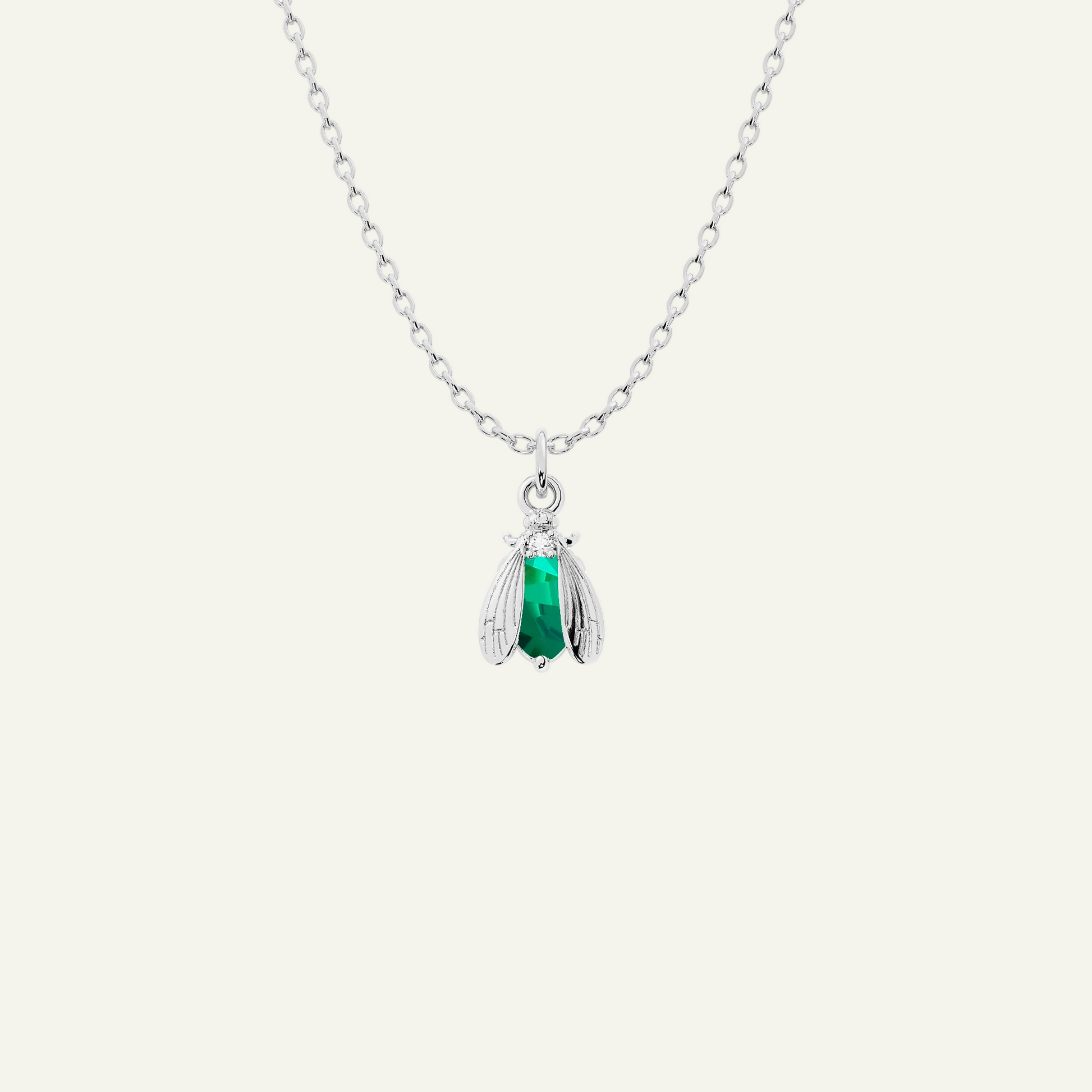 Birthstone Bee Necklace | Bow to the Bee Jewelry
