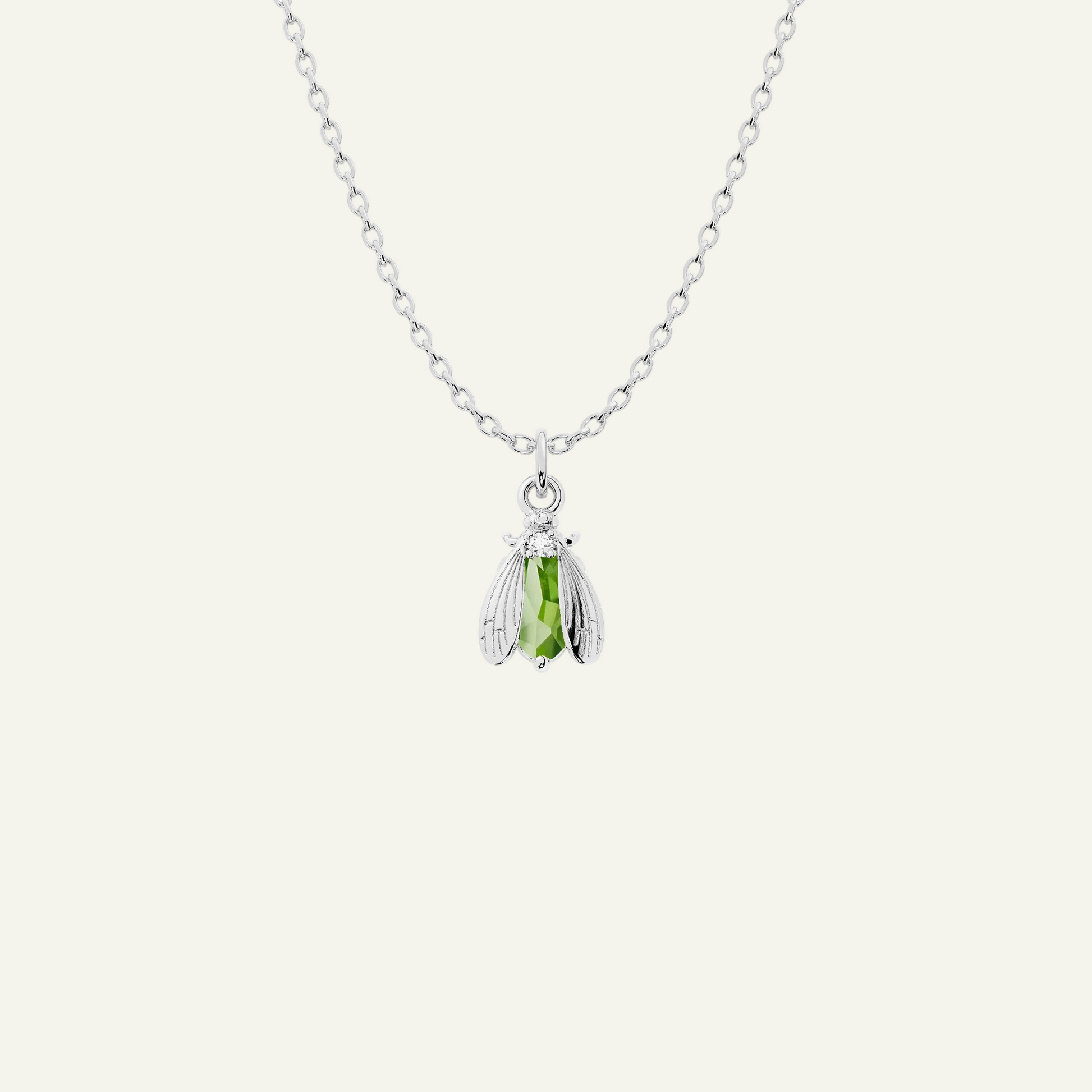Birthstone Bee Necklace | Bow to the Bee Jewelry
