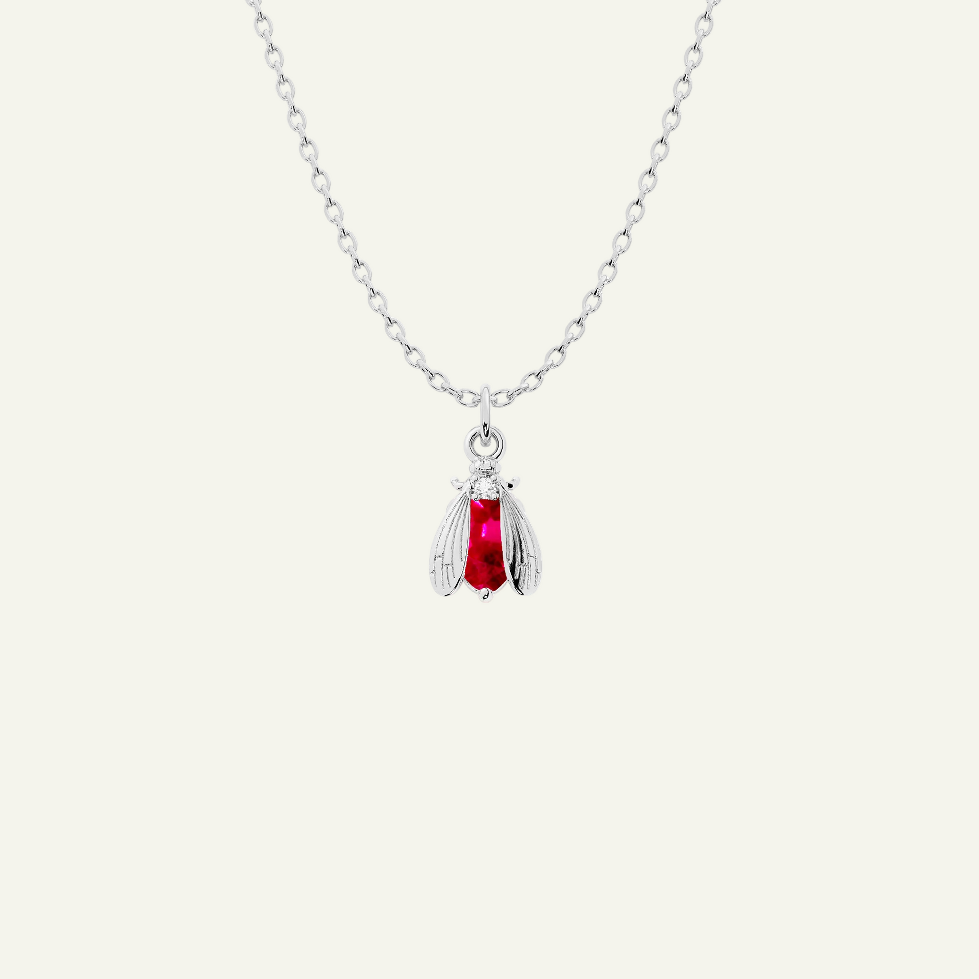 Birthstone Bee Necklace | Bow to the Bee Jewelry