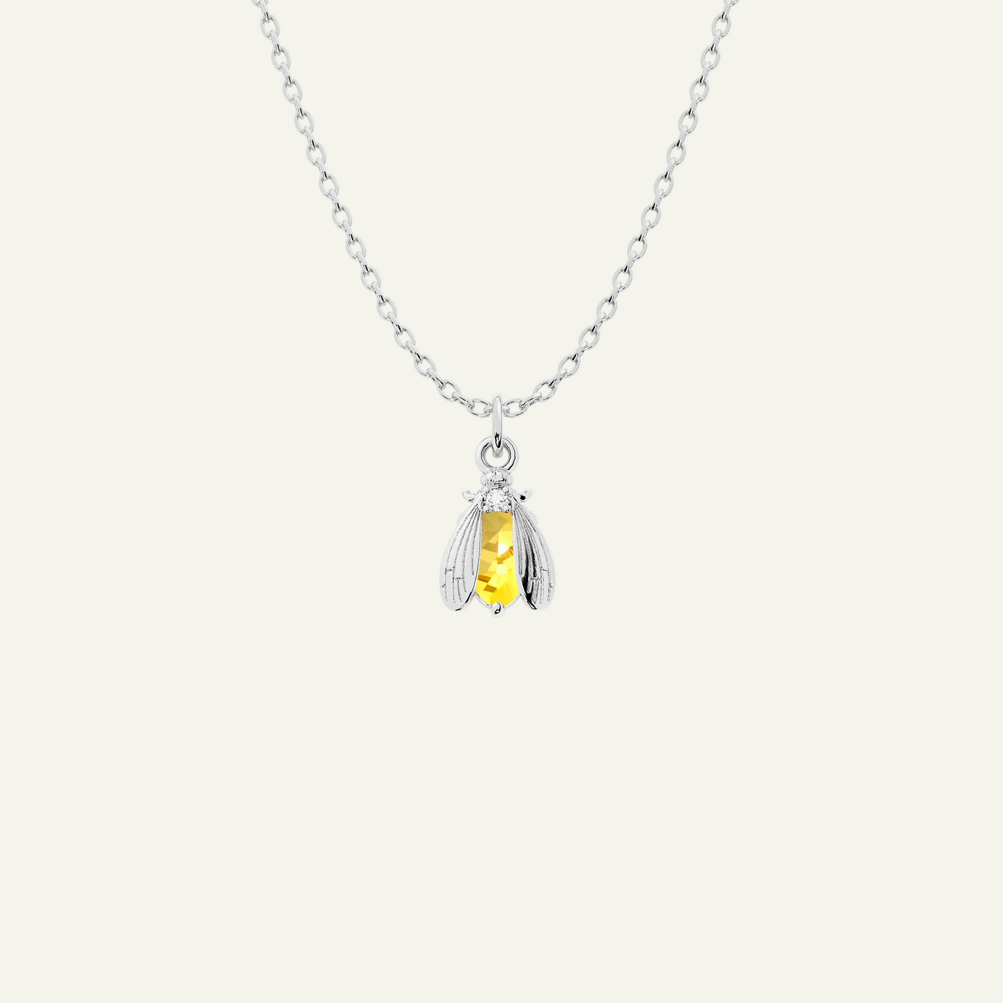 Birthstone Bee Necklace | Bow to the Bee Jewelry