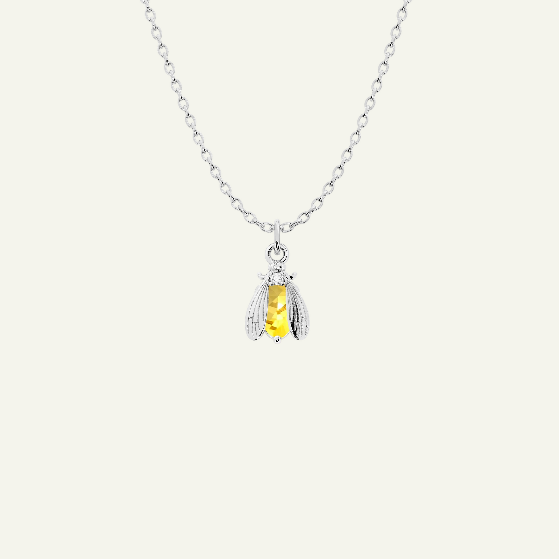Birthstone Bee Necklace | Bow to the Bee Jewelry