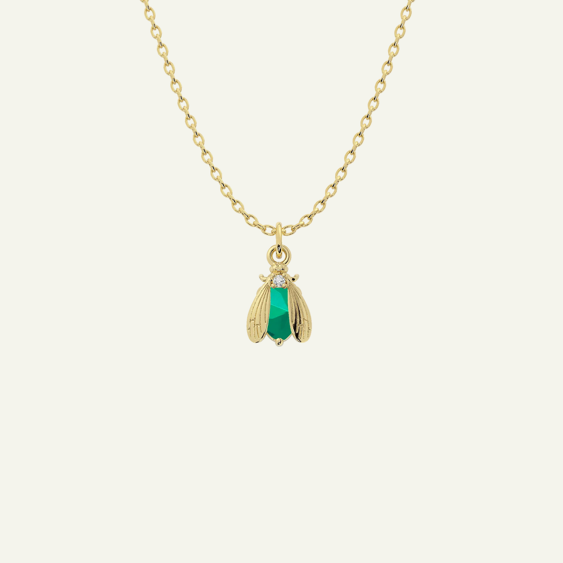 Birthstone Bee Necklace | Bow to the Bee Jewelry