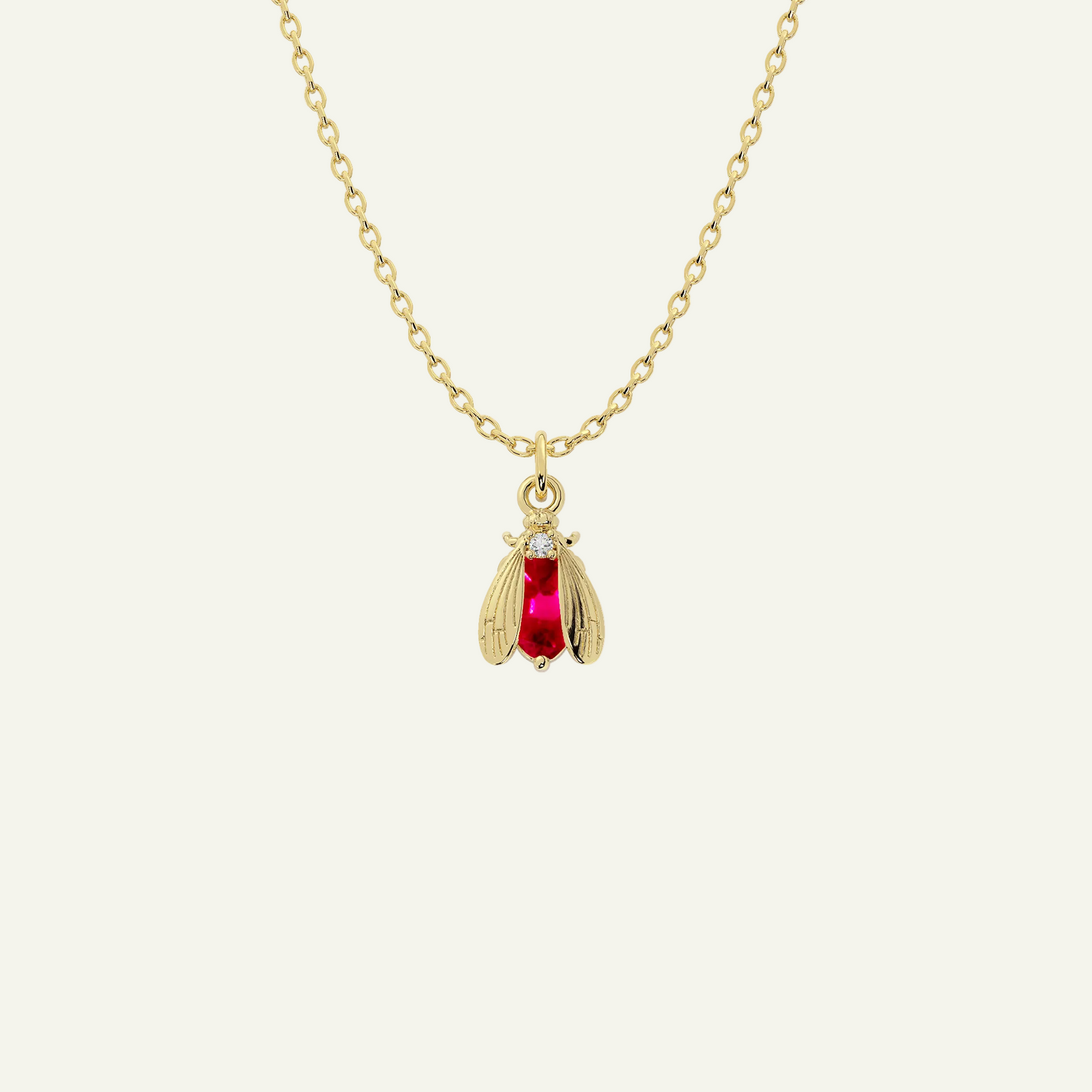 Birthstone Bee Necklace | Bow to the Bee Jewelry