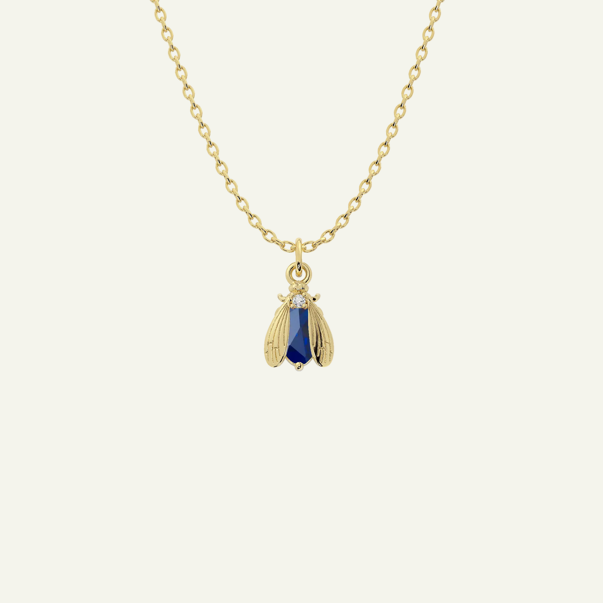 Birthstone Bee Necklace | Bow to the Bee Jewelry