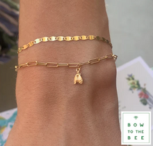 Load image into Gallery viewer, Gold Bee Bracelet for Woman, 14k Gold Bracelet | BEE LOVE