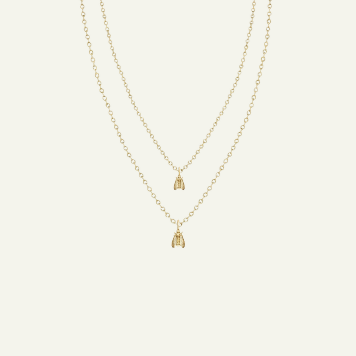 Mother and Daughter Necklace, Gold Bee Necklace, BEE YOU