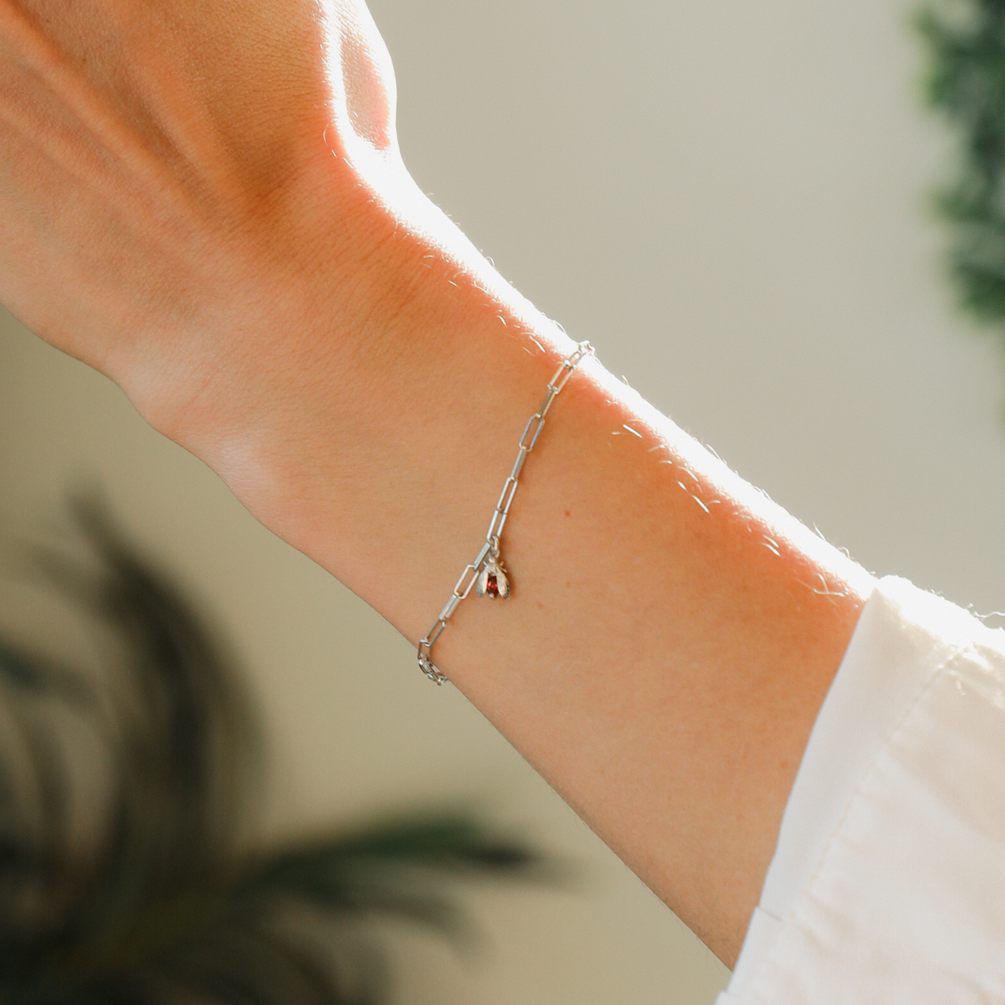 Selene Birthstone Bracelet, Goddess of the Moon and Cyclical Power