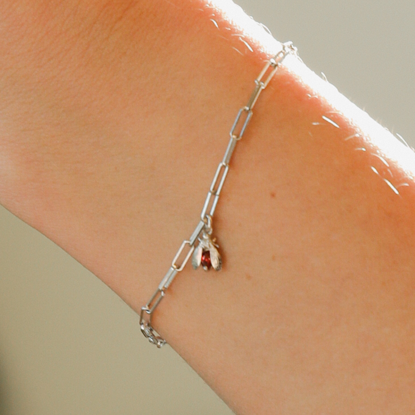 Selene Birthstone Bracelet, Goddess of the Moon and Cyclical Power