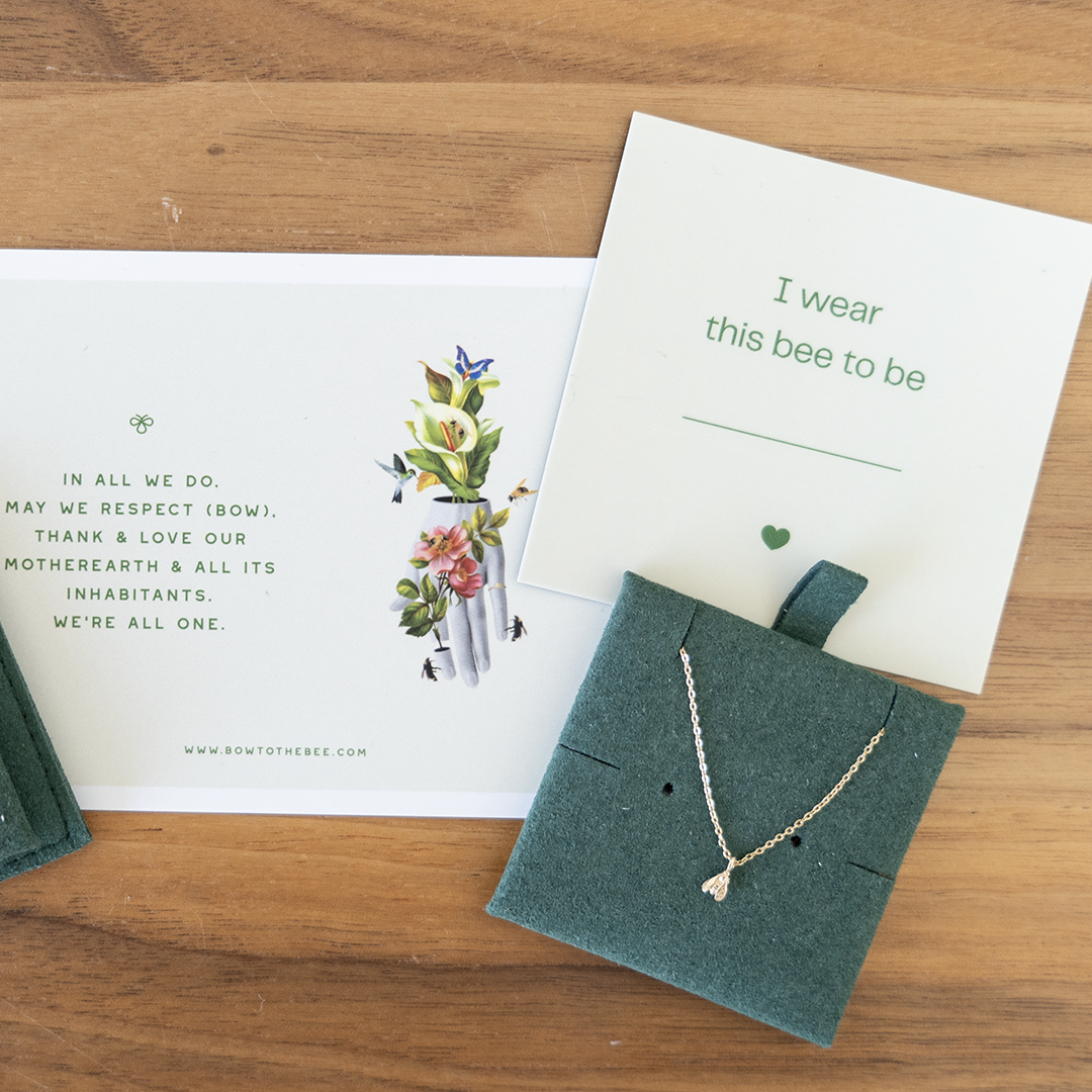 Tiniest Gold Bee Necklace, 14k Gold Necklace | BEE YOU