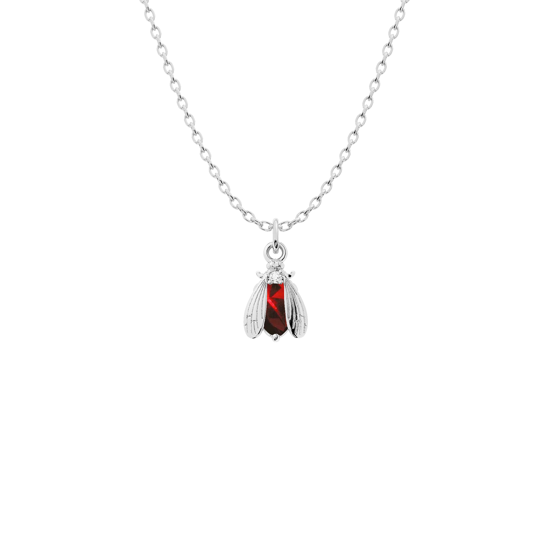 Wholesale Birthstone Bee Necklace in Gold or Silver | Bow to the Bee