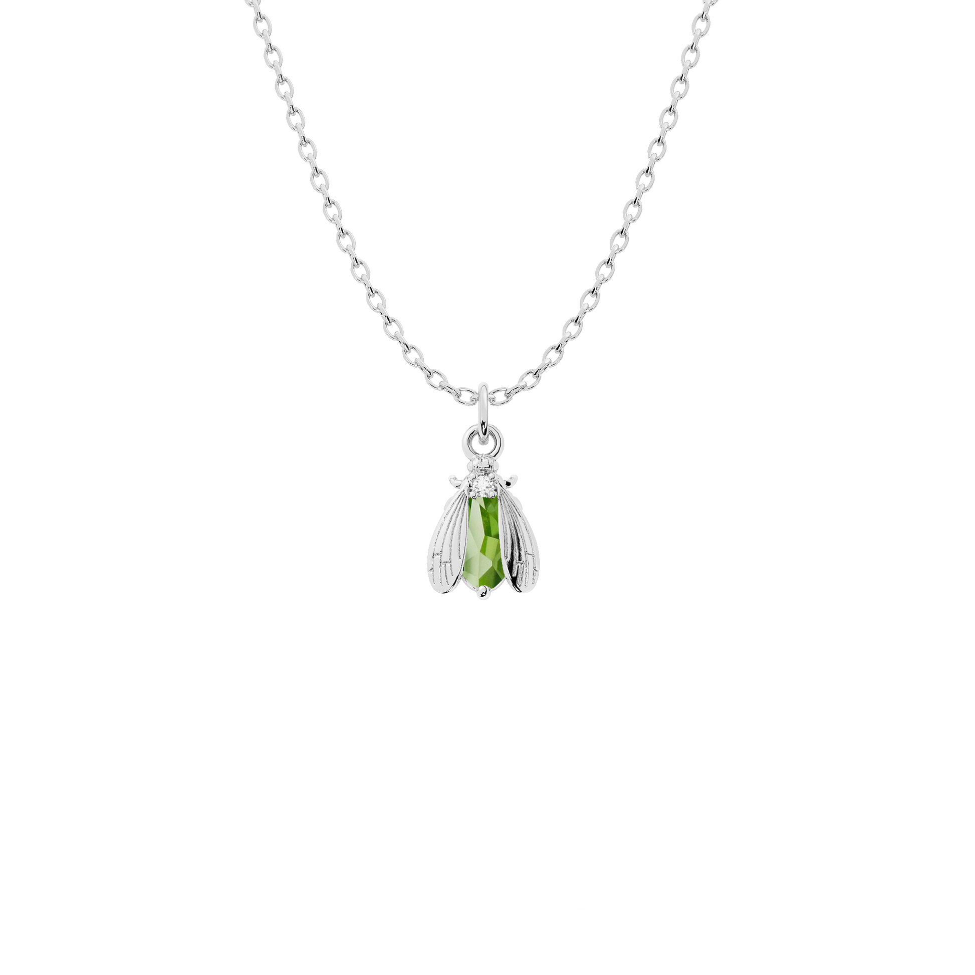 Wholesale Birthstone Bee Necklace in Gold or Silver | Bow to the Bee