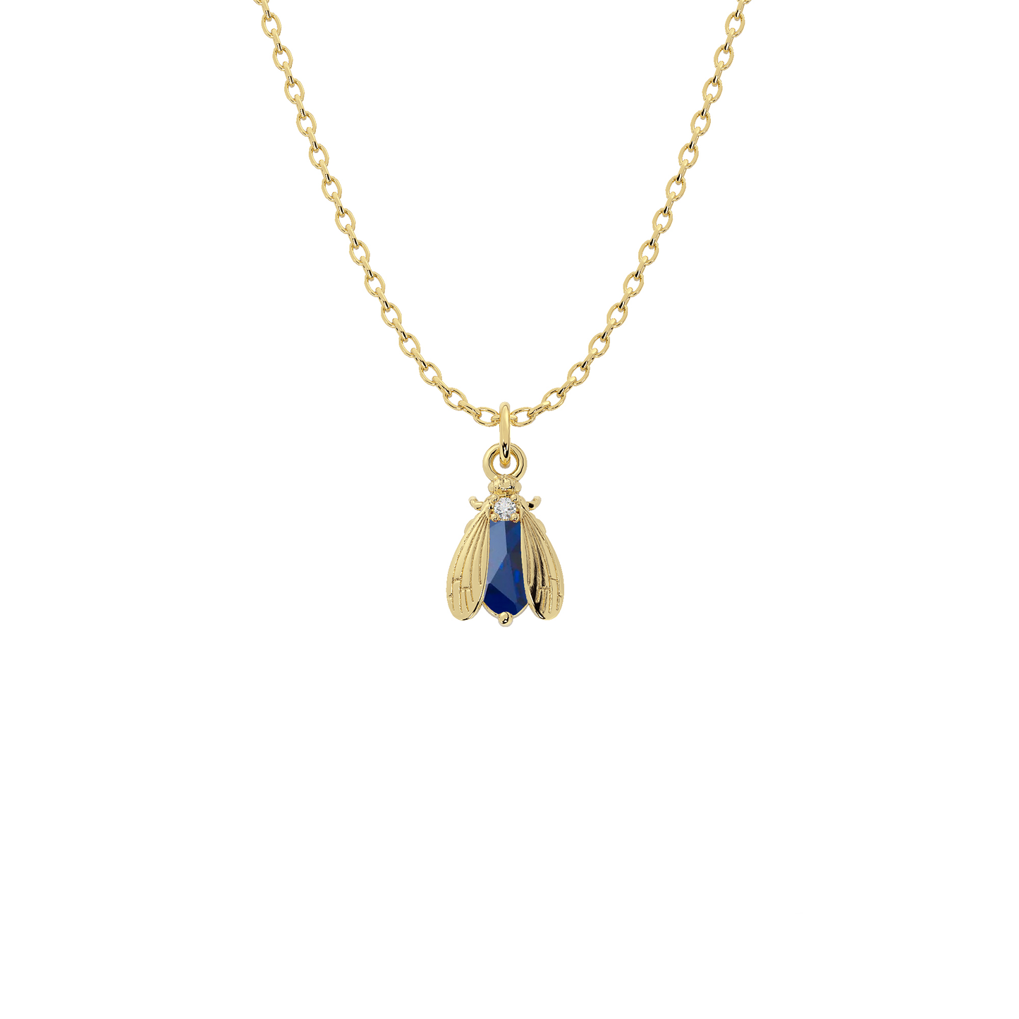 Wholesale Birthstone Bee Necklace in Gold or Silver | Bow to the Bee