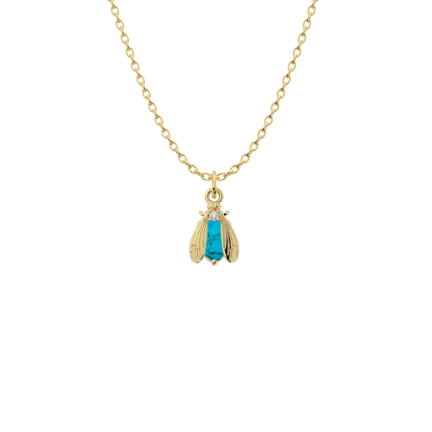 Wholesale Birthstone Bee Necklace in Gold or Silver | Bow to the Bee