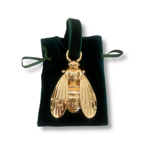 Gold Bee Ornament, Tree Decoration, Perfect Gift for Bee Lovers