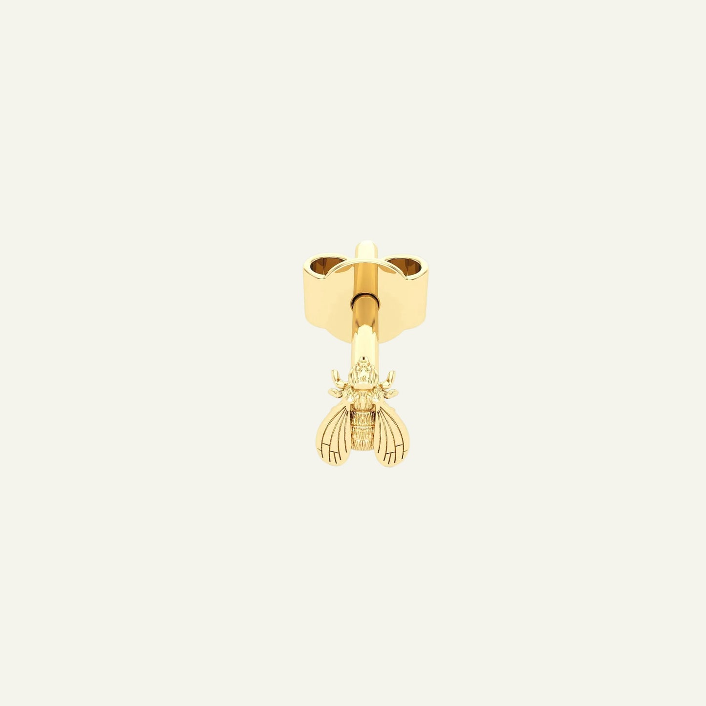 gold bee earrings