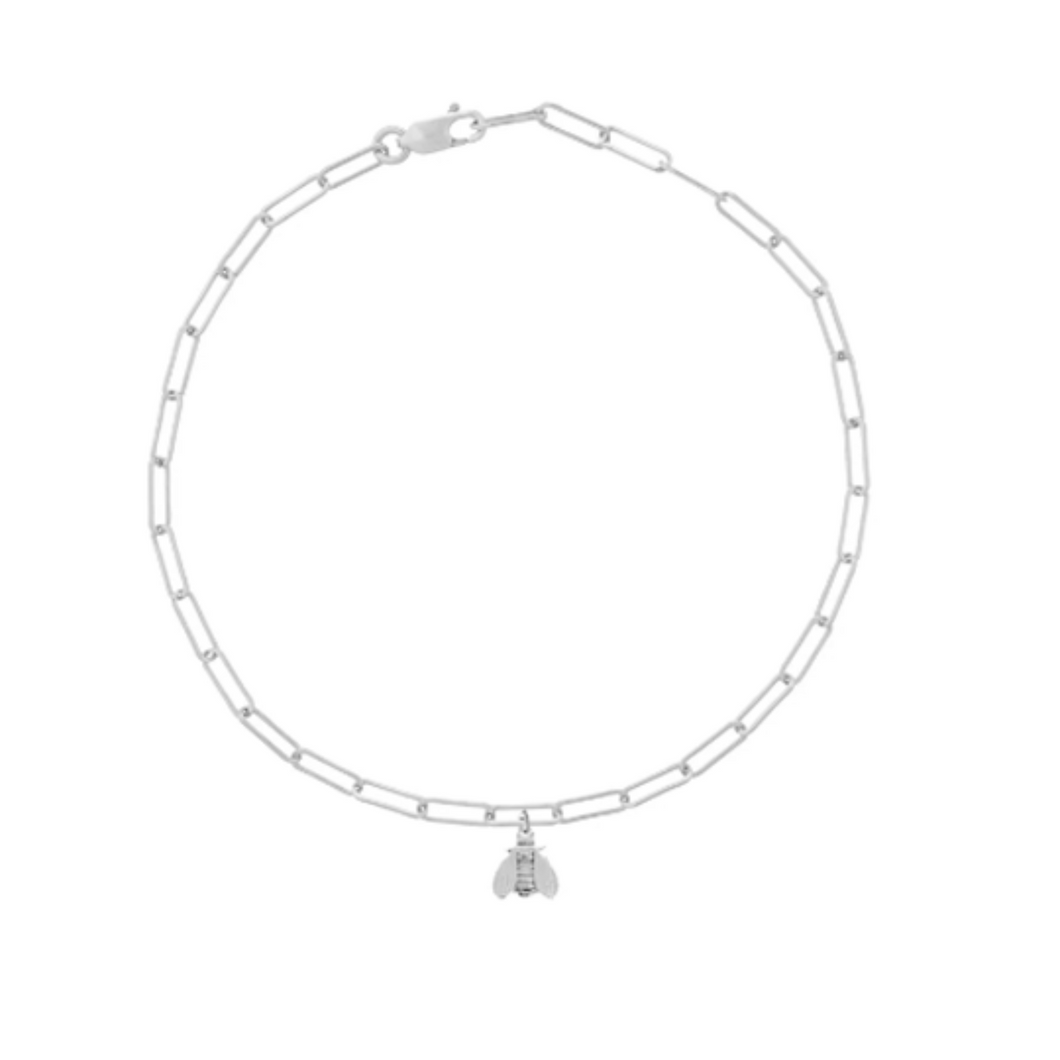 silver bee bracelet
