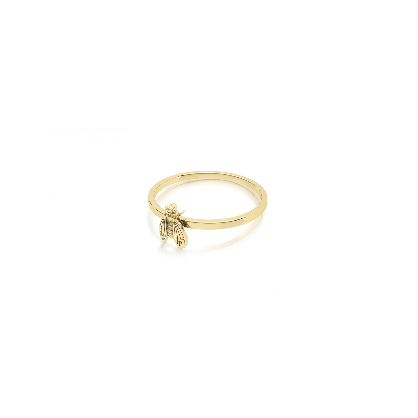 gold bee ring