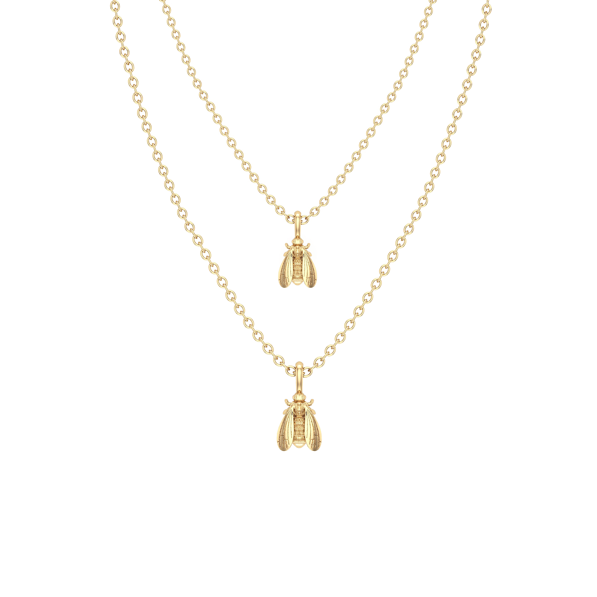 Bee Young Women's Medallion Necklace Olivia Burton Minima Bee