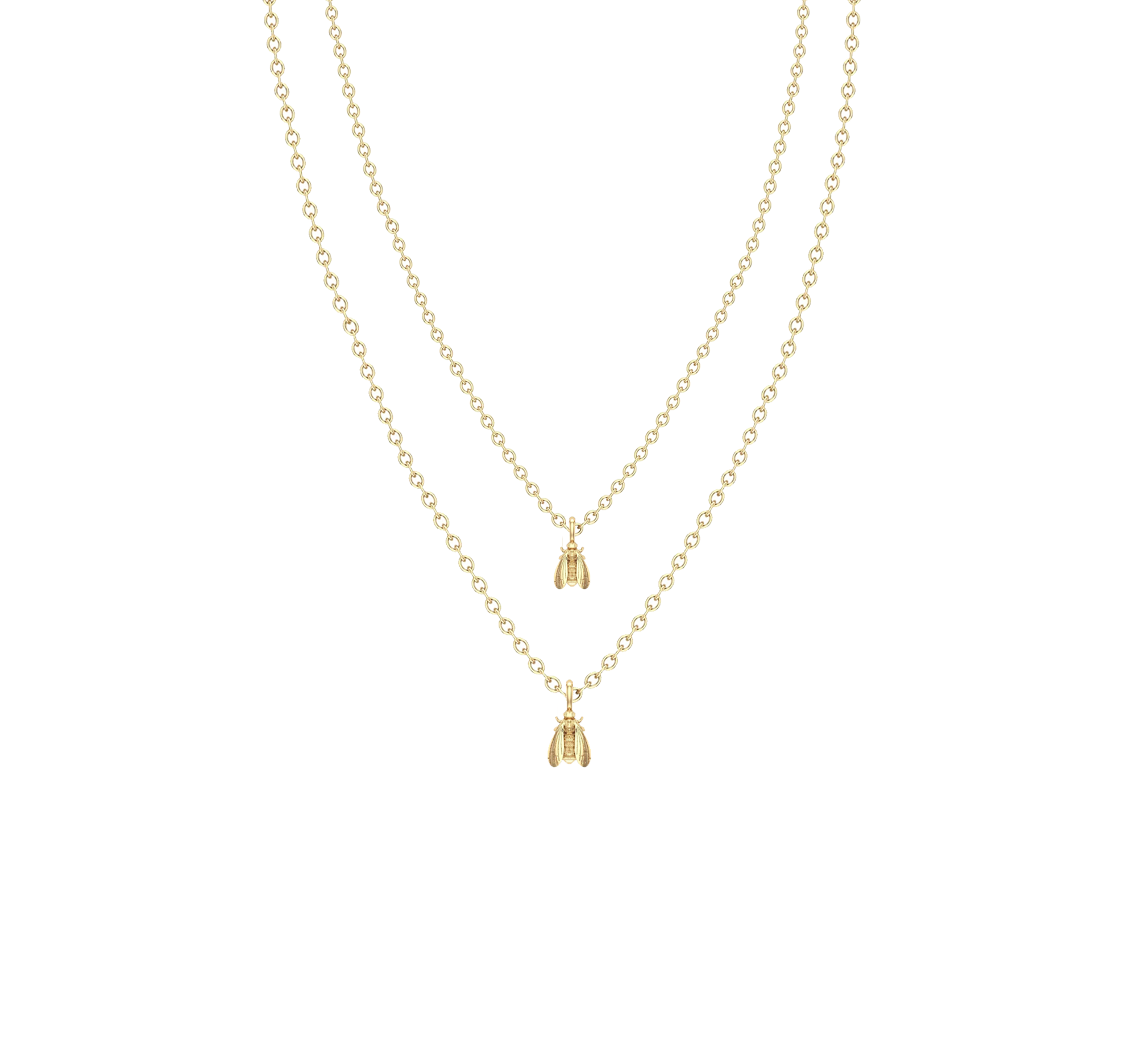 BEE YOU Mother Daughter Necklace Bow to the Bee Jewelry Store