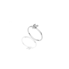 Load image into Gallery viewer, silver bee ring