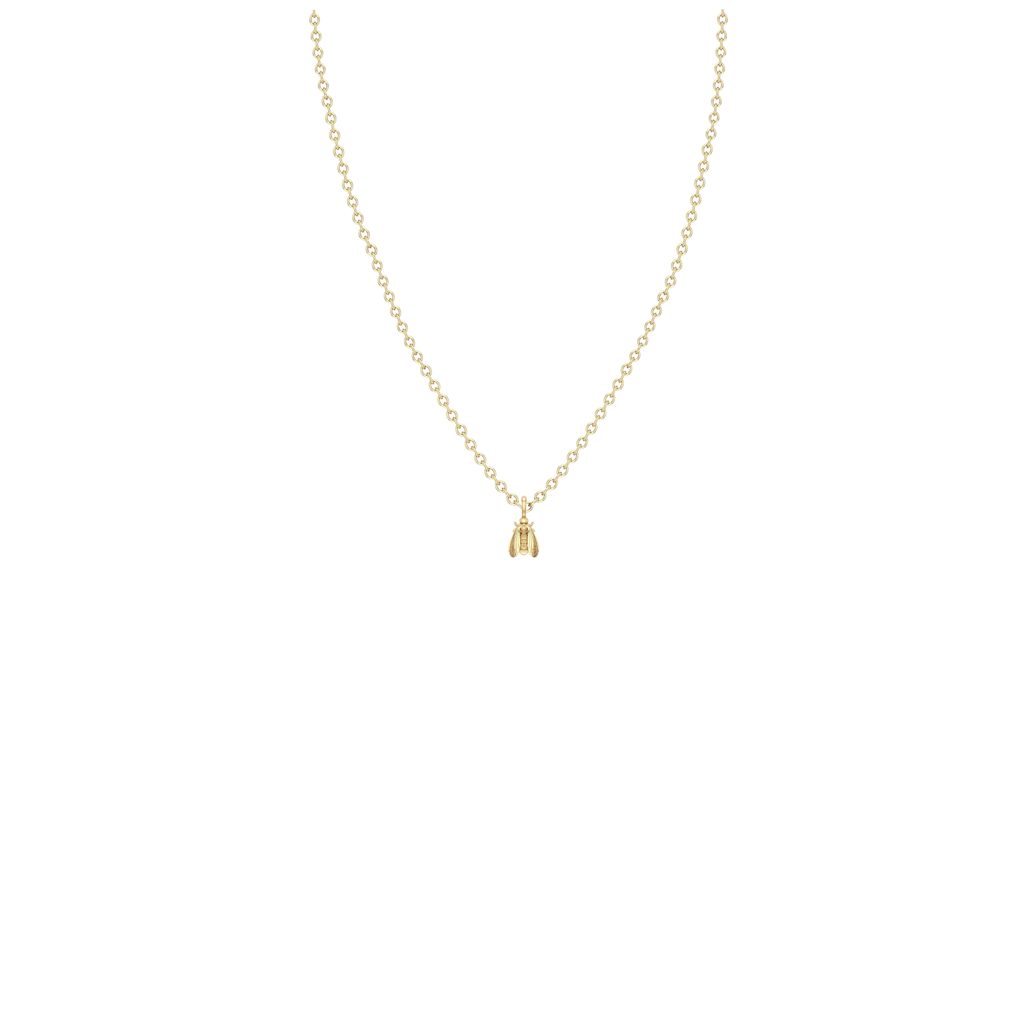 gold bee necklace