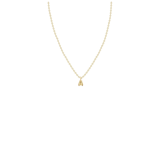 gold bee necklace